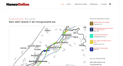 Desktop Screenshot of hanauonline.de